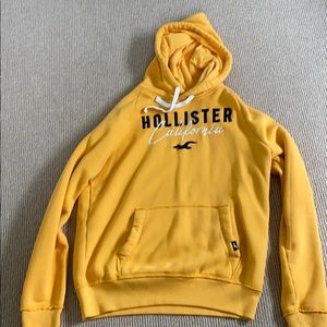 Large Yellow Hollister Sweatshirt